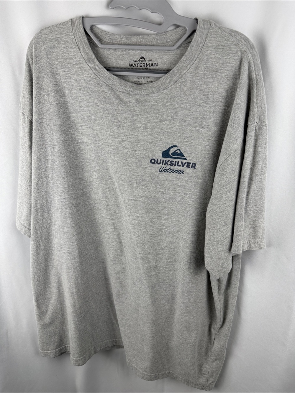 Quicksilver Men’s Gray Short Sleeve Logo Tee - Picture 1 of 7
